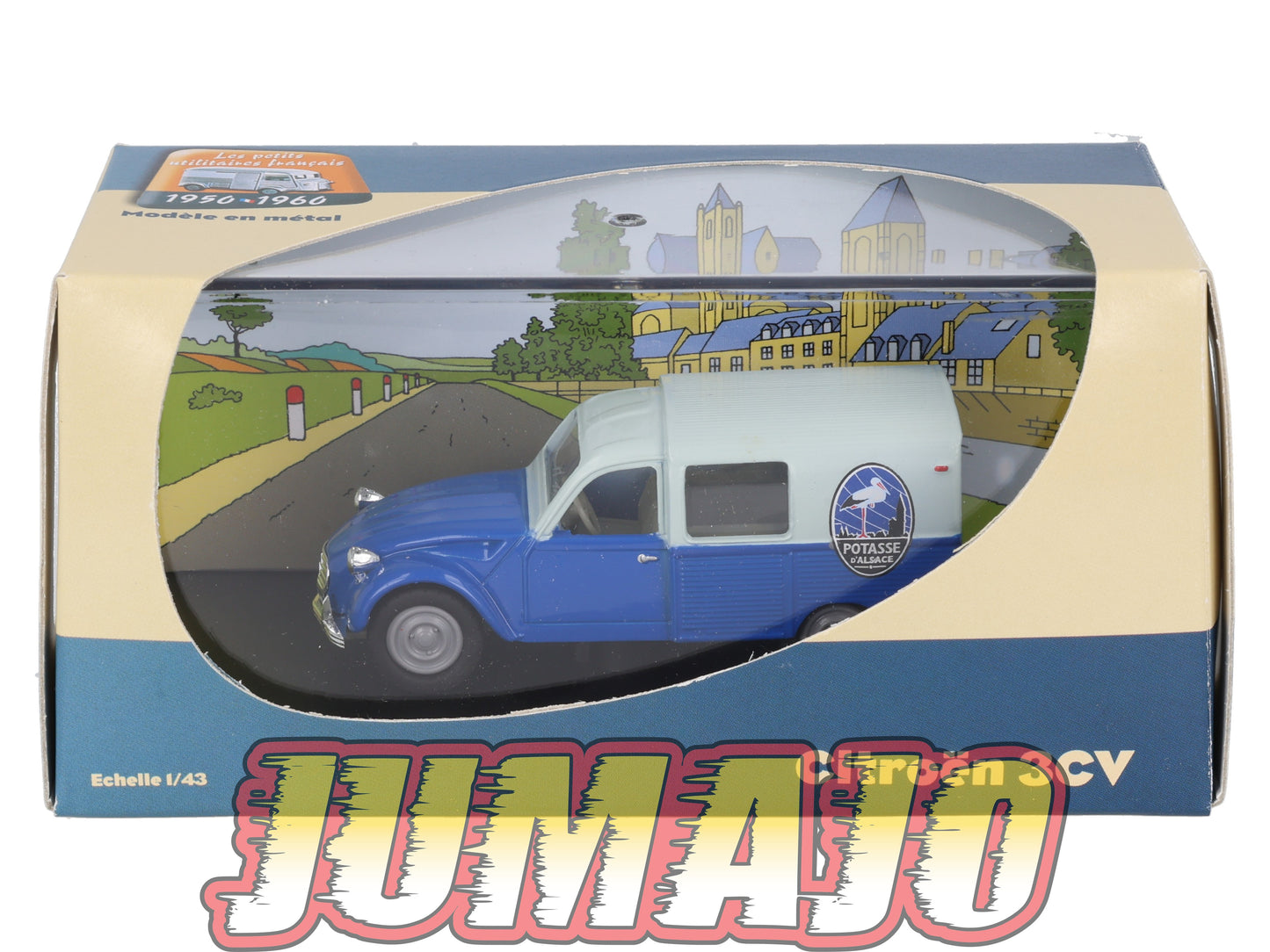 UT17 voiture 1/43 atlas Eligor utilitaires CITROËN 3CV Camionnette Potasse D'Alsace