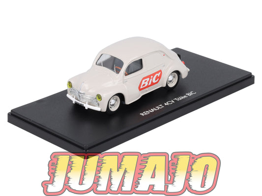 UT26 voiture 1/43 atlas Eligor utilitaires RENAULT 4CV Tôlée Bic