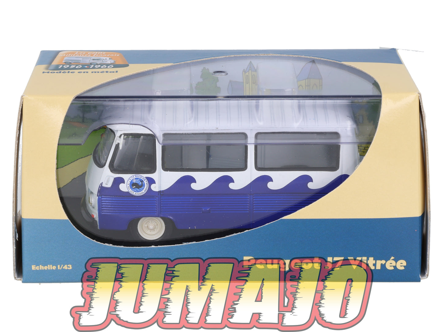 UT27 voiture 1/43 atlas Eligor utilitaires PEUGEOT J7 Vitrée Sel A Baleine