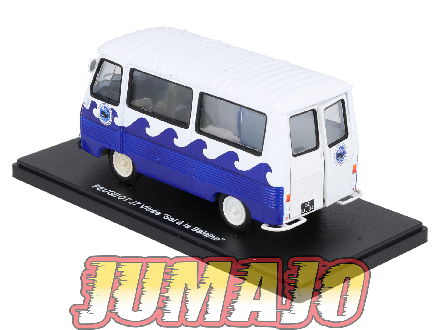 UT27 voiture 1/43 atlas Eligor utilitaires PEUGEOT J7 Vitrée Sel A Baleine