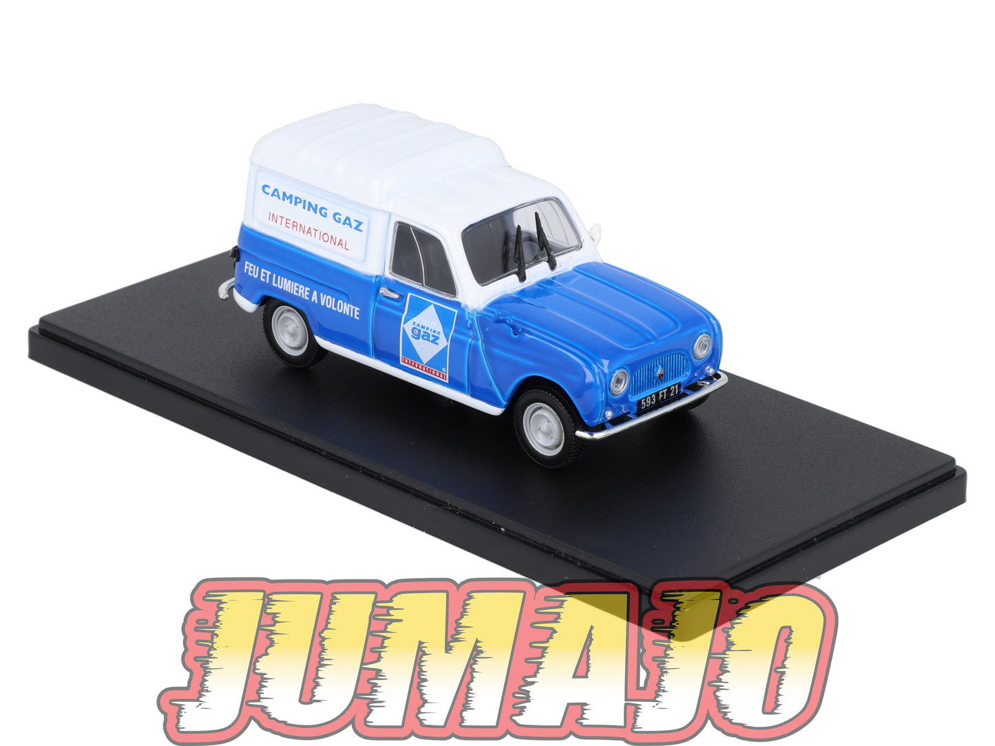 UT35 voiture 1/43 atlas Eligor utilitaires RENAULT 4 Fourgonnette Camping Gaz International