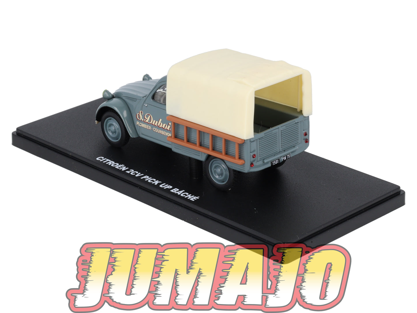 UT36 voiture 1/43 atlas Eligor utilitaires CITROËN 2CV Pick Up Bâché Plombier Courbevoie
