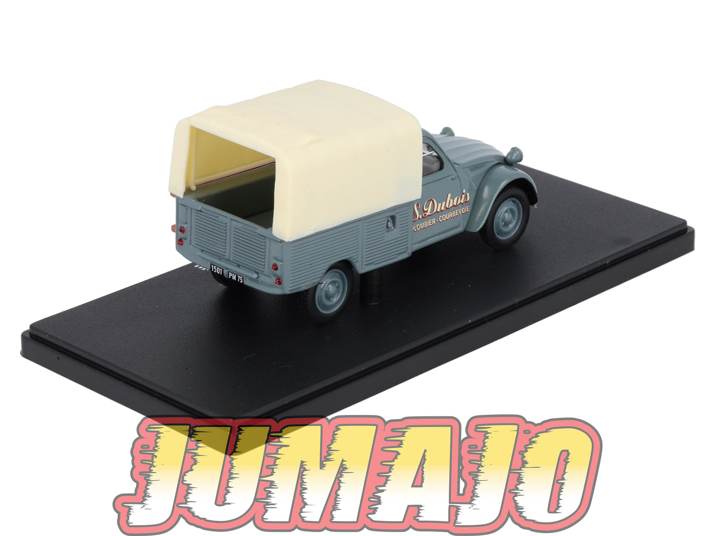 UT36 voiture 1/43 atlas Eligor utilitaires CITROËN 2CV Pick Up Bâché Plombier Courbevoie