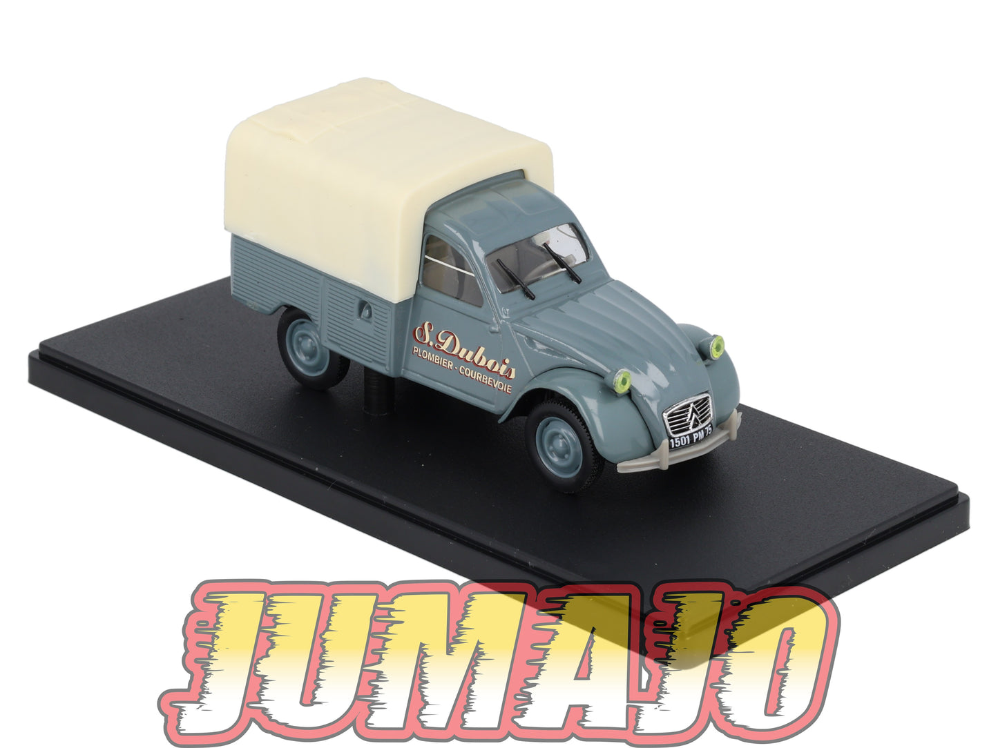 UT36 voiture 1/43 atlas Eligor utilitaires CITROËN 2CV Pick Up Bâché Plombier Courbevoie