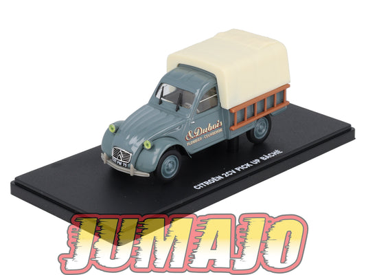UT36 voiture 1/43 atlas Eligor utilitaires CITROËN 2CV Pick Up Bâché Plombier Courbevoie