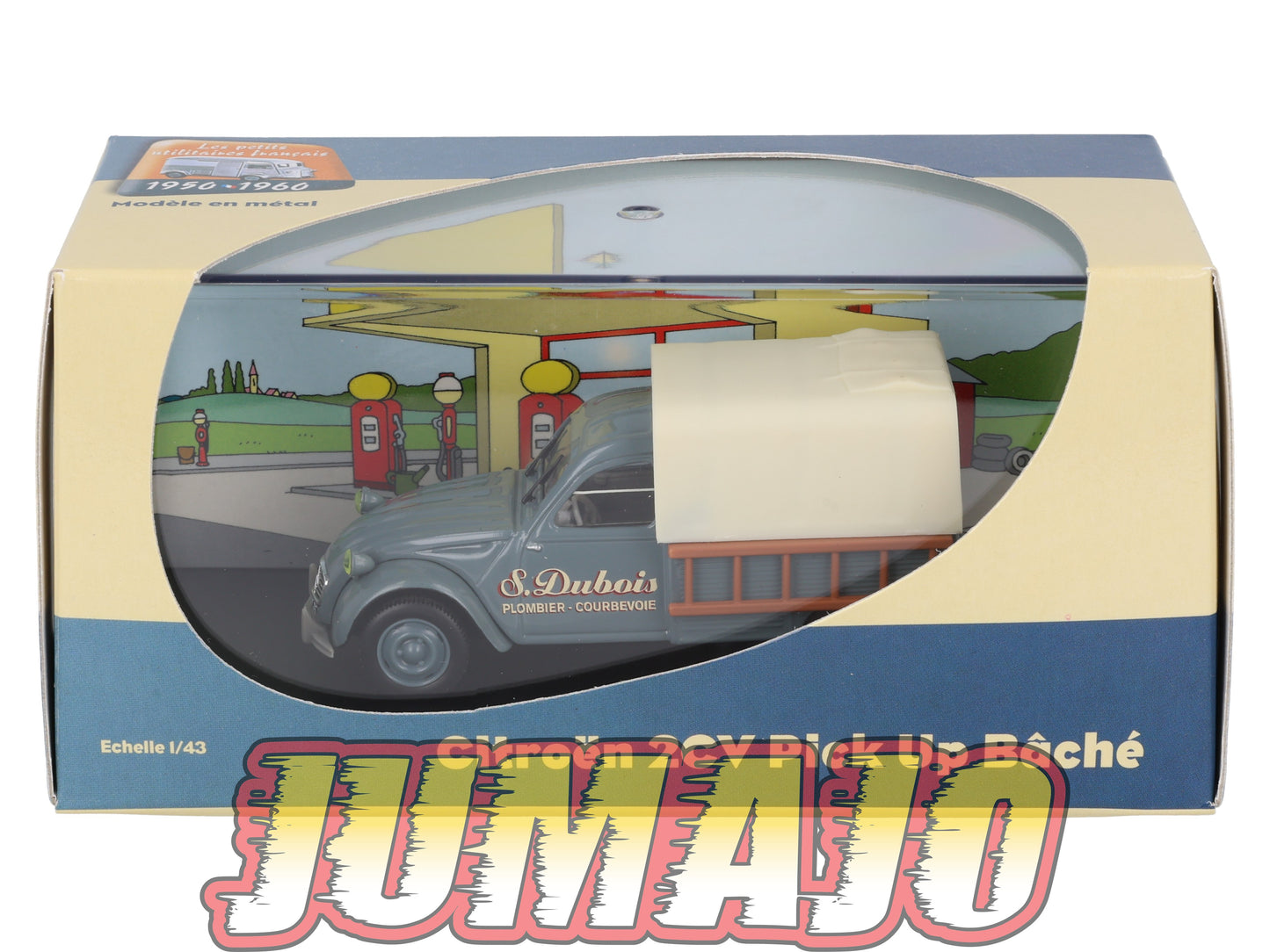 UT36 voiture 1/43 atlas Eligor utilitaires CITROËN 2CV Pick Up Bâché Plombier Courbevoie