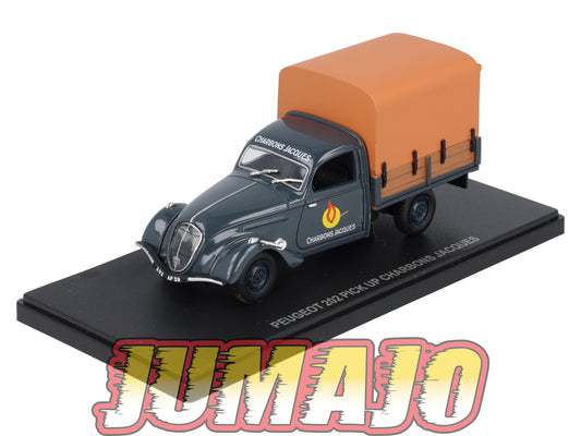UT42 voiture 1/43 atlas Eligor utilitaires PEUGEOT 202 Pick Up Charbon Jacques