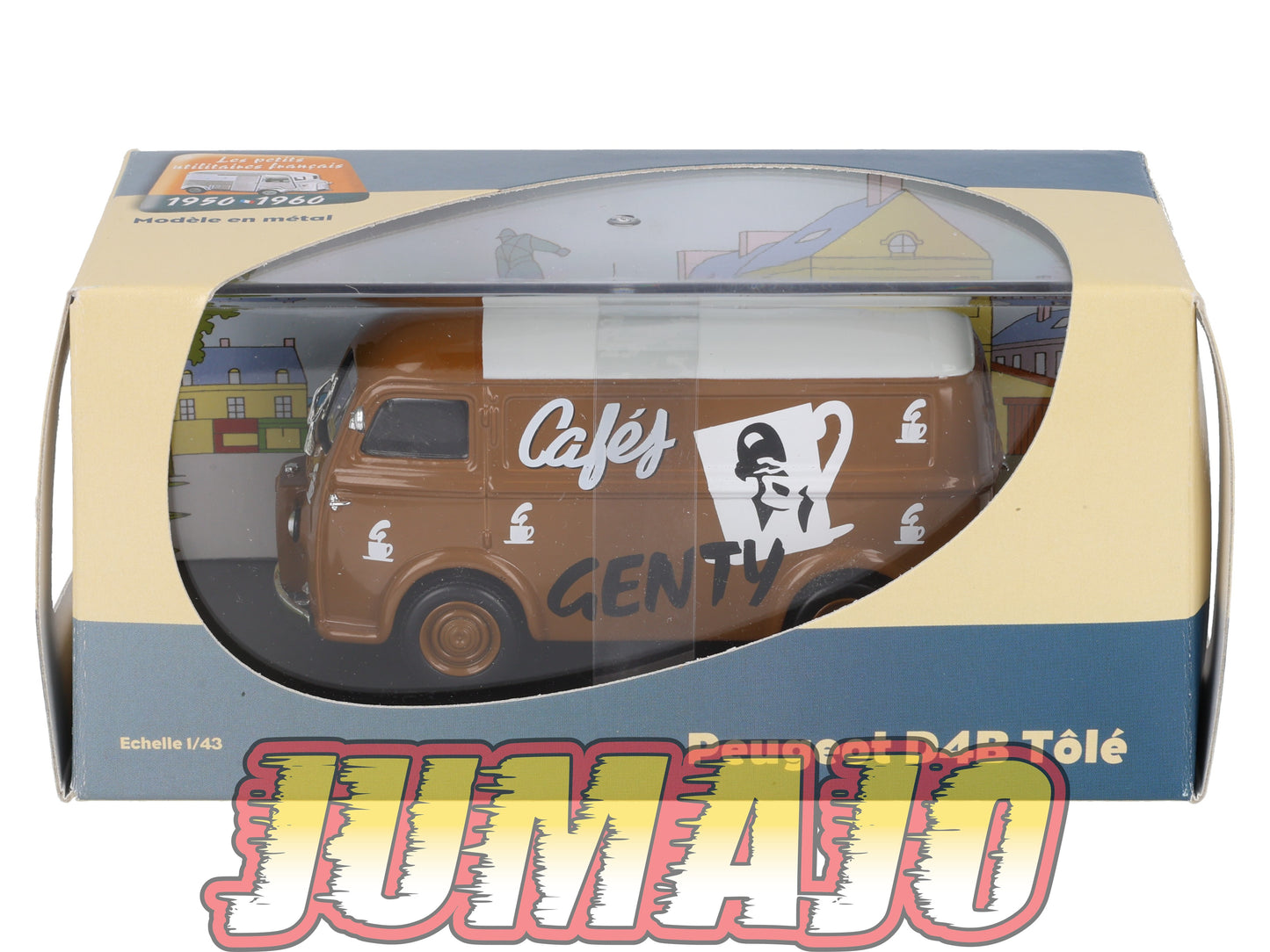 UT51 voiture 1/43 atlas Eligor utilitaires PEUGEOT D4B Tôlé Cafés Genty