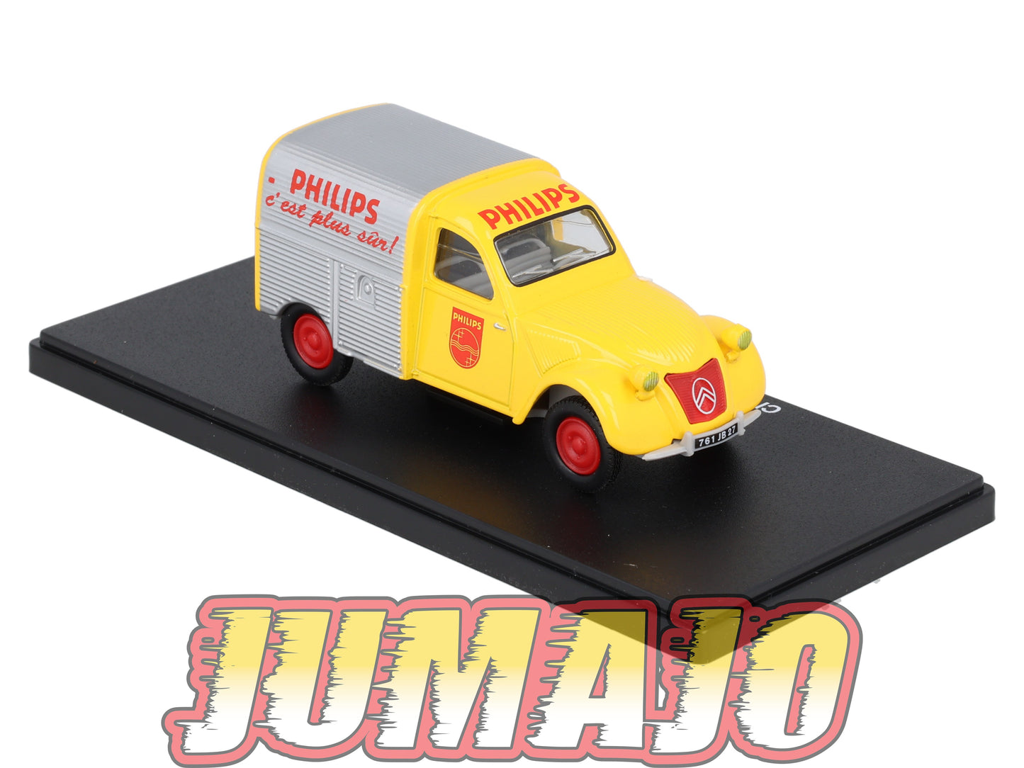 UT5 voiture 1/43 atlas Eligor utilitaires CITROËN 2CV Camionnette Philips