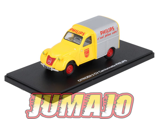 UT5 voiture 1/43 atlas Eligor utilitaires CITROËN 2CV Camionnette Philips