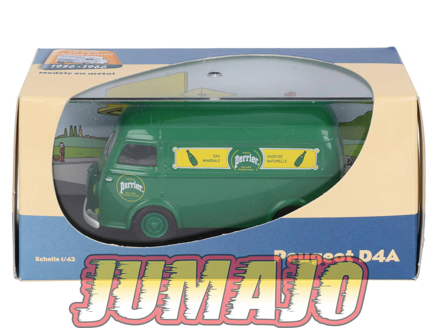 UT6 voiture 1/43 atlas Eligor utilitaires PEUGEOT D4A EAU Perrier