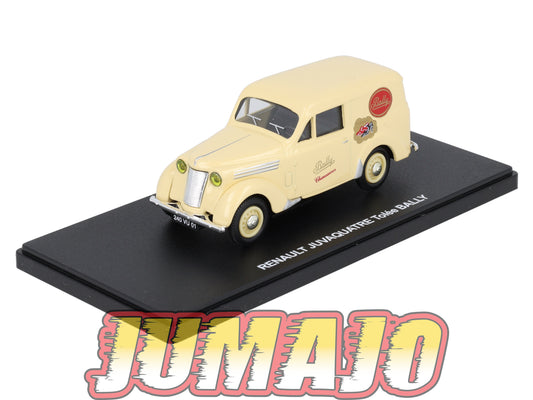 UT9 voiture 1/43 atlas Eligor utilitaires RENAULT Juvaquatre Tolée Bally Chaussures