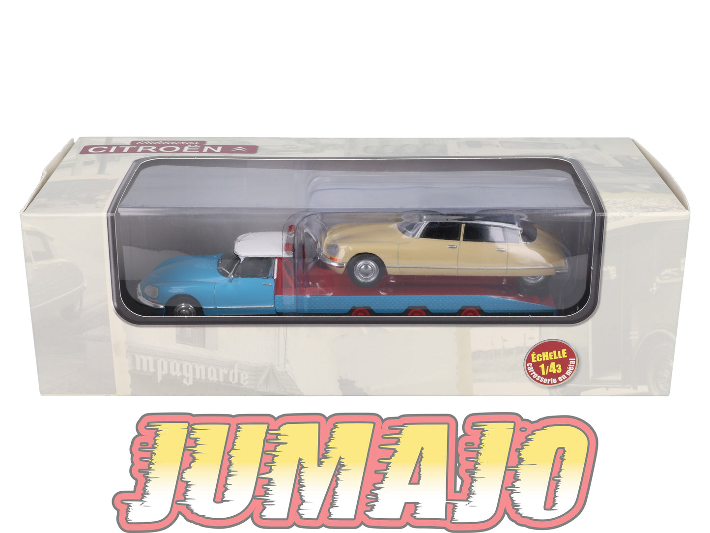 UTC10 Voiture 1/43 IXO Altaya Utilitaire CITROEN : DS21 Tissier Porte Voitures 1969