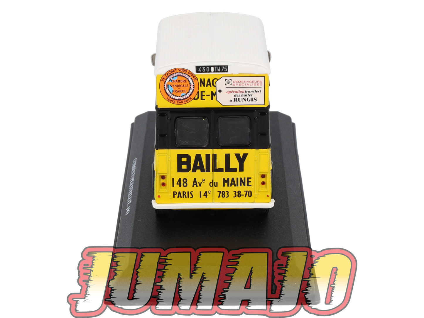 UTC13 Voiture 1/43 IXO Altaya Utilitaire CITROEN : Type H Surelevé 1963 Bailly
