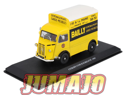 UTC13 Voiture 1/43 IXO Altaya Utilitaire CITROEN : Type H Surelevé 1963 Bailly