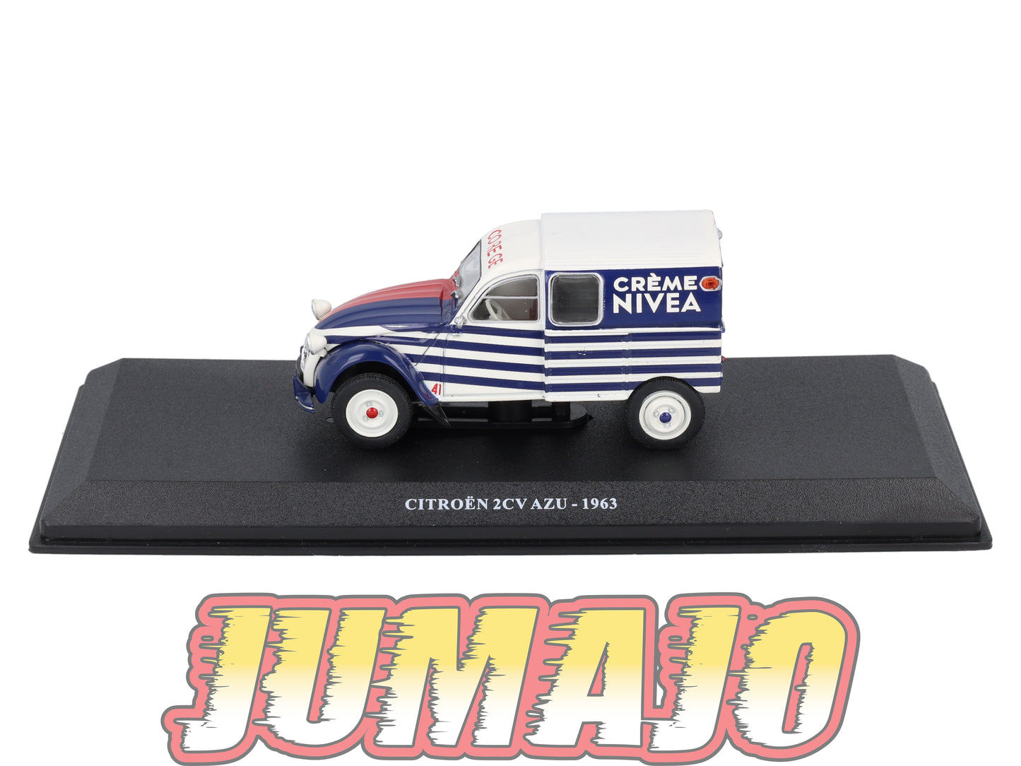 UTC17 Voiture 1/43 IXO Altaya Utilitaire CITROEN 2CV AZU 1963 Crème Nivea
