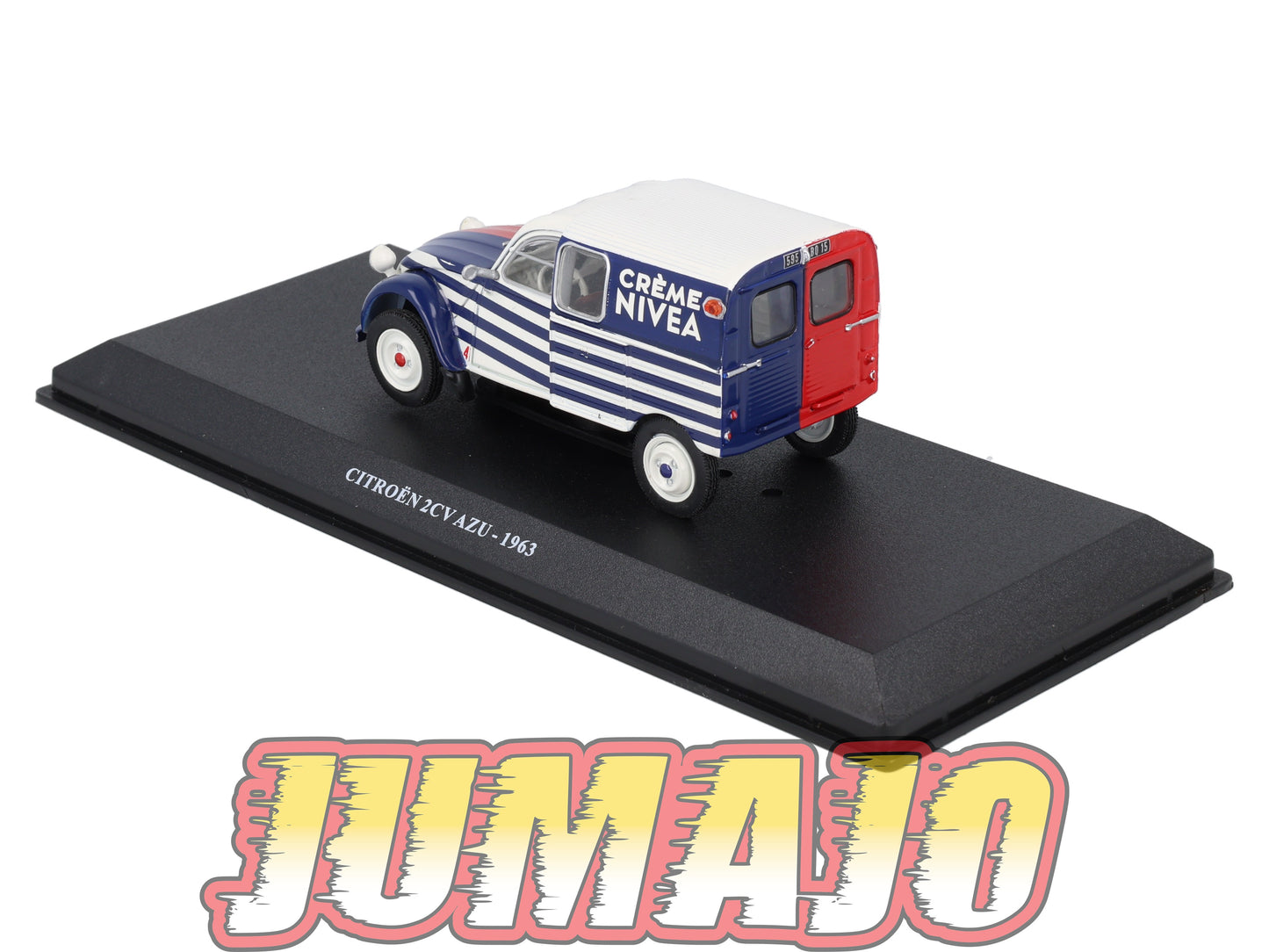 UTC17 Voiture 1/43 IXO Altaya Utilitaire CITROEN 2CV AZU 1963 Crème Nivea