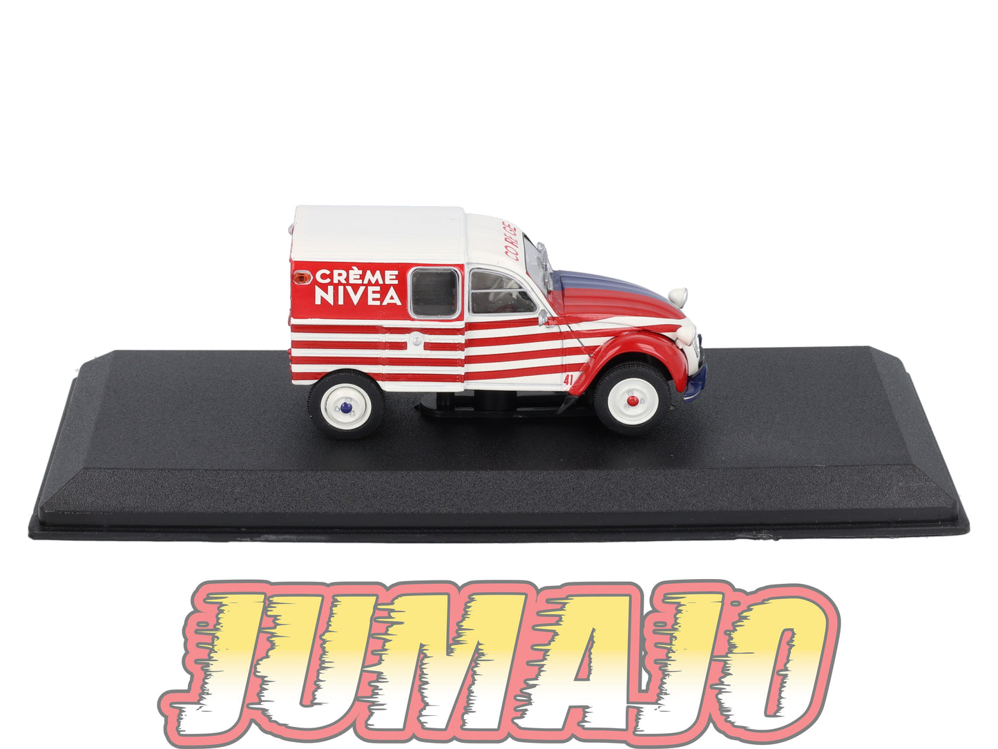 UTC17 Voiture 1/43 IXO Altaya Utilitaire CITROEN 2CV AZU 1963 Crème Nivea