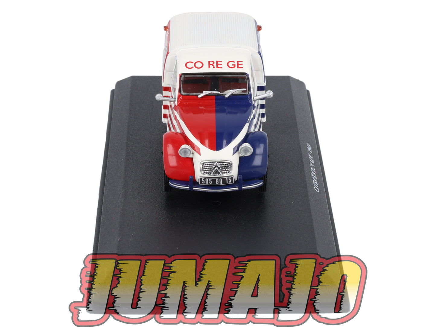 UTC17 Voiture 1/43 IXO Altaya Utilitaire CITROEN 2CV AZU 1963 Crème Nivea
