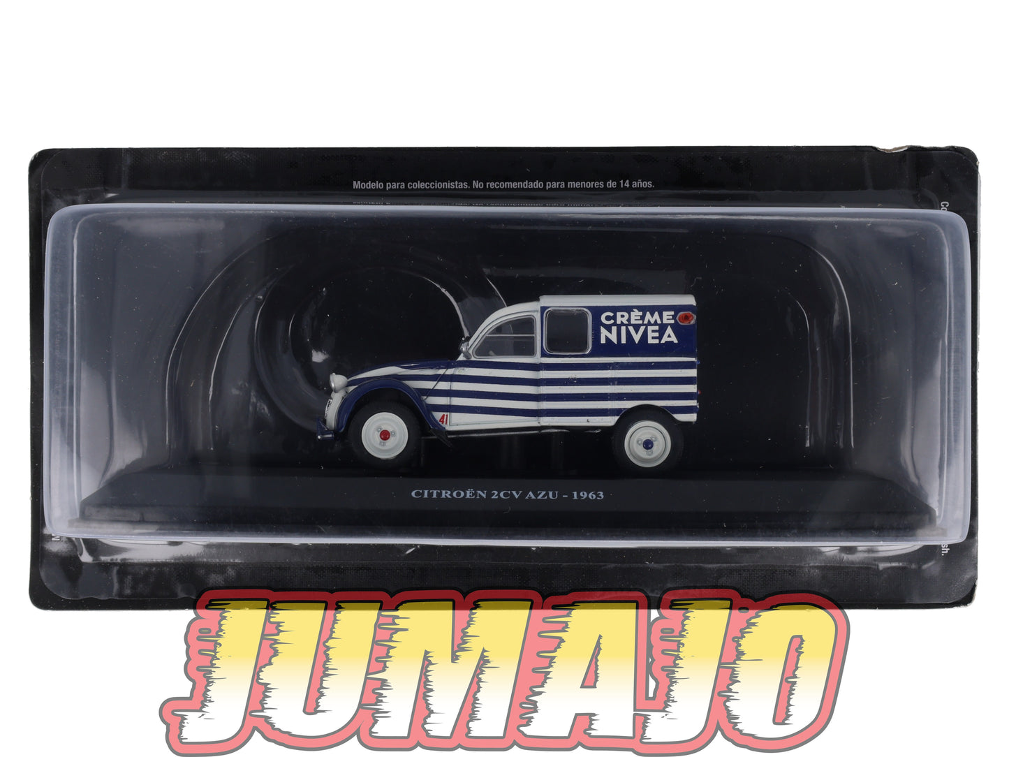UTC17 Voiture 1/43 IXO Altaya Utilitaire CITROEN 2CV AZU 1963 Crème Nivea
