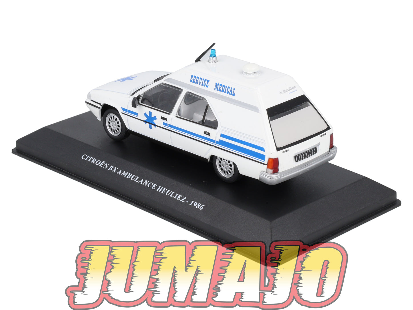 UTC21 Voiture 1/43 IXO Altaya Utilitaire CITROEN BX Ambulance Heuliez 1986
