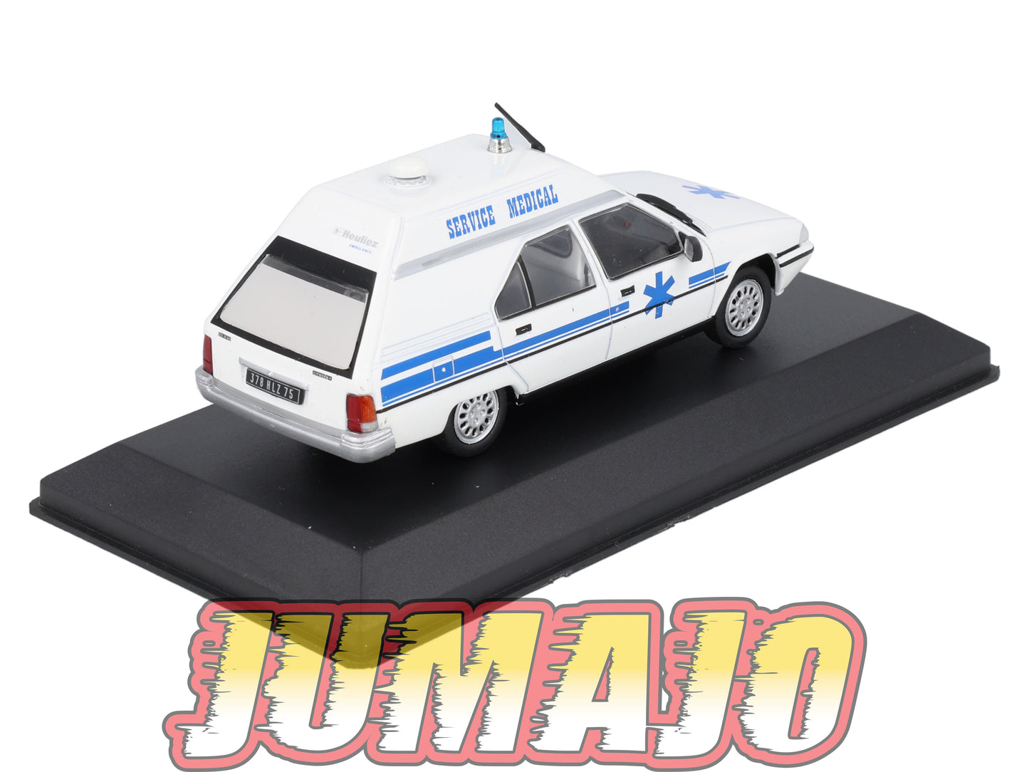 UTC21 Voiture 1/43 IXO Altaya Utilitaire CITROEN BX Ambulance Heuliez 1986