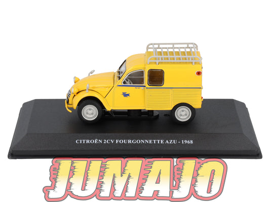 UTC42 Voiture 1/43 IXO Altaya Utilitaire Citroën 2CV Fourgonnette Azu La poste 1968