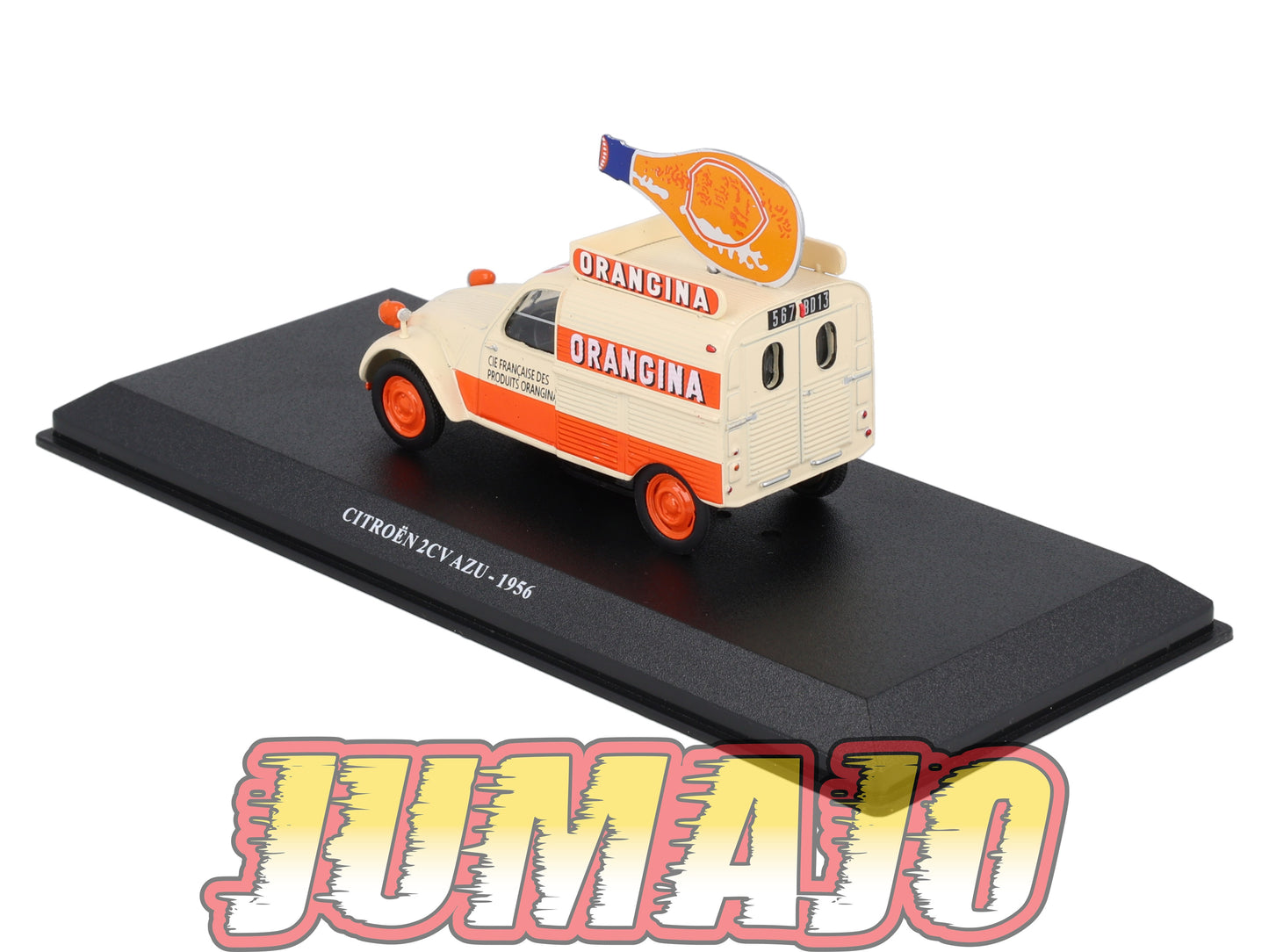 UTC5 Voiture 1/43 IXO Altaya Utilitaire CITROEN : 2CV AZU 1956 Orangina