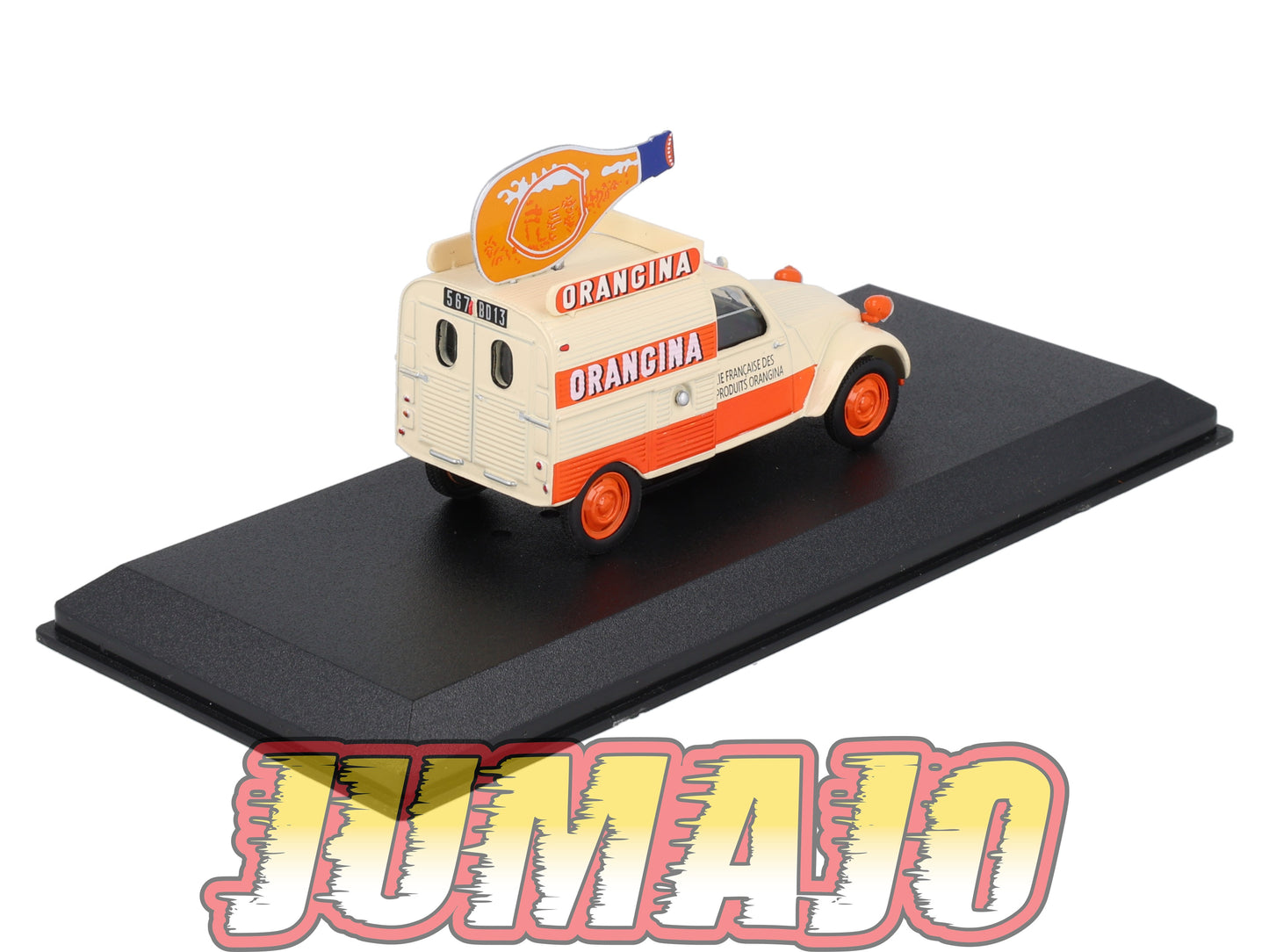 UTC5 Voiture 1/43 IXO Altaya Utilitaire CITROEN : 2CV AZU 1956 Orangina