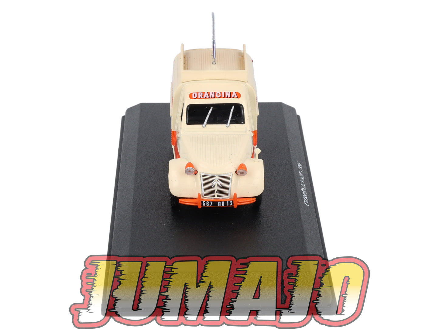 UTC5 Voiture 1/43 IXO Altaya Utilitaire CITROEN : 2CV AZU 1956 Orangina