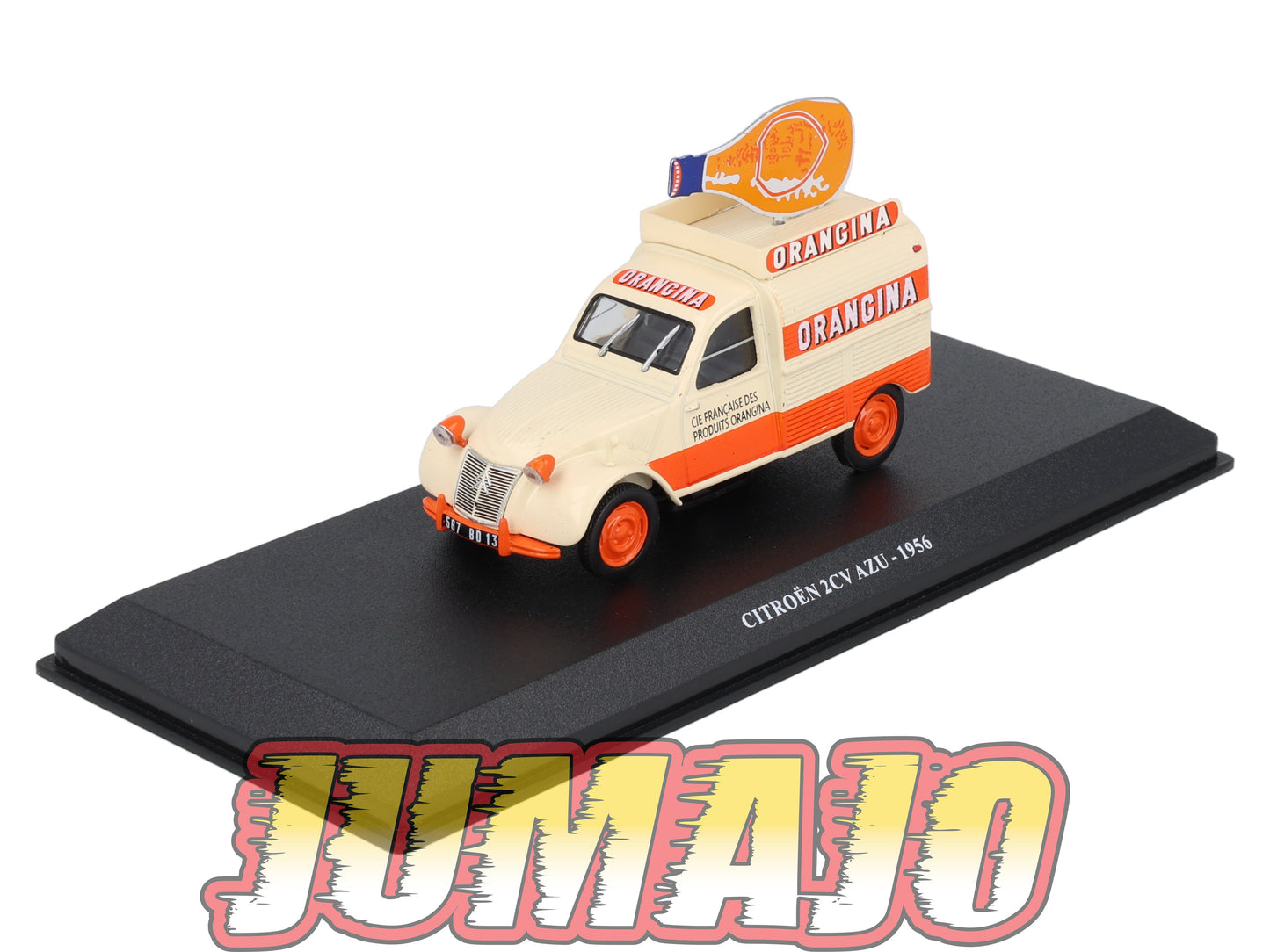 UTC5 Voiture 1/43 IXO Altaya Utilitaire CITROEN : 2CV AZU 1956 Orangina