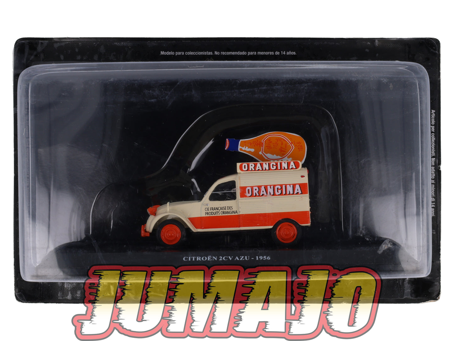 UTC5 Voiture 1/43 IXO Altaya Utilitaire CITROEN : 2CV AZU 1956 Orangina