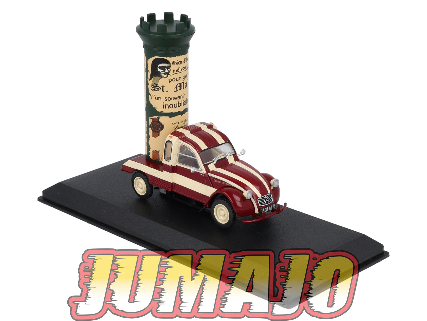 UTC9 Voiture 1/43 IXO Altaya Utilitaire CITROEN : 2CV AZU Colonne Morris 1961