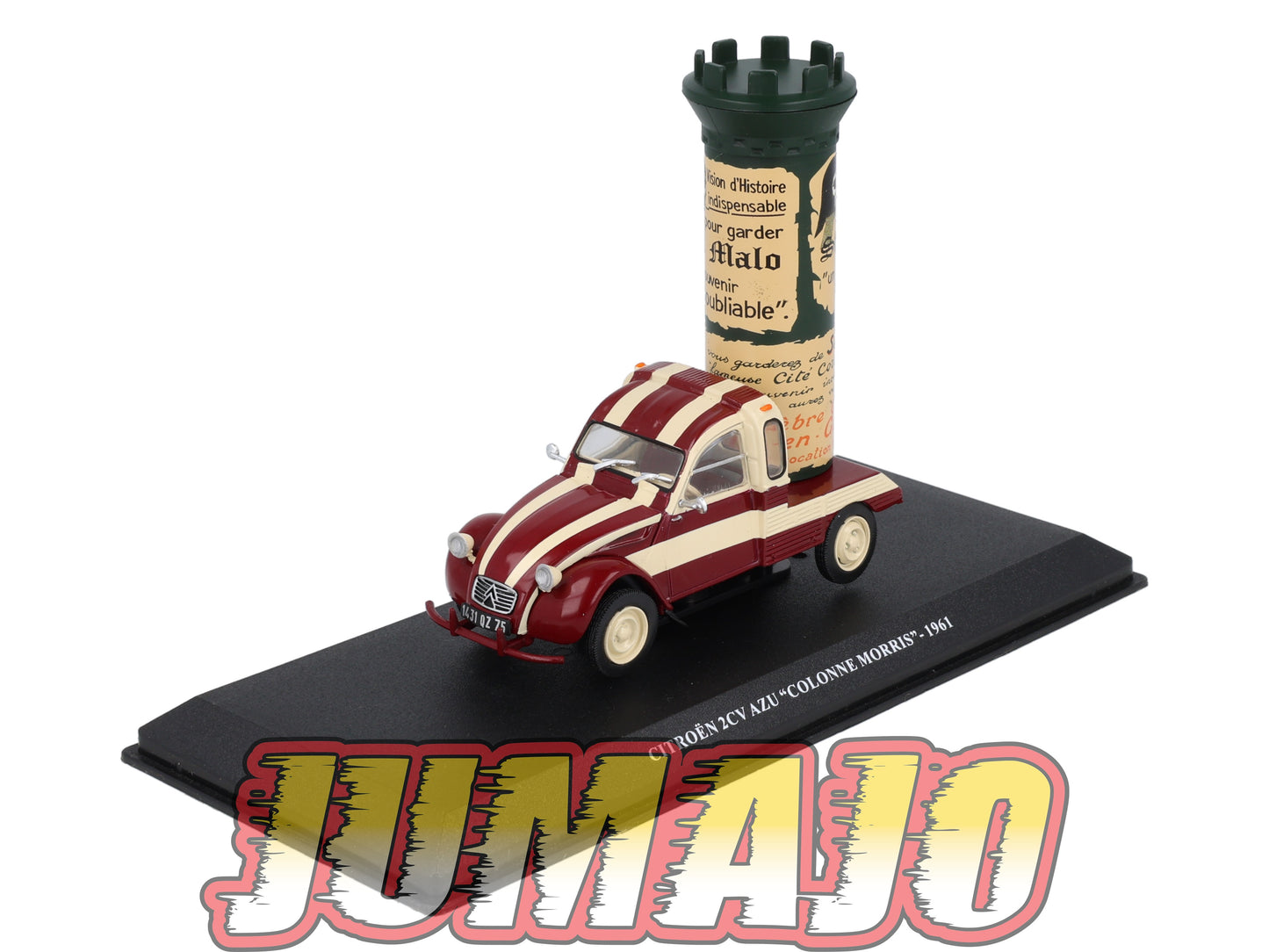 UTC9 Voiture 1/43 IXO Altaya Utilitaire CITROEN : 2CV AZU Colonne Morris 1961