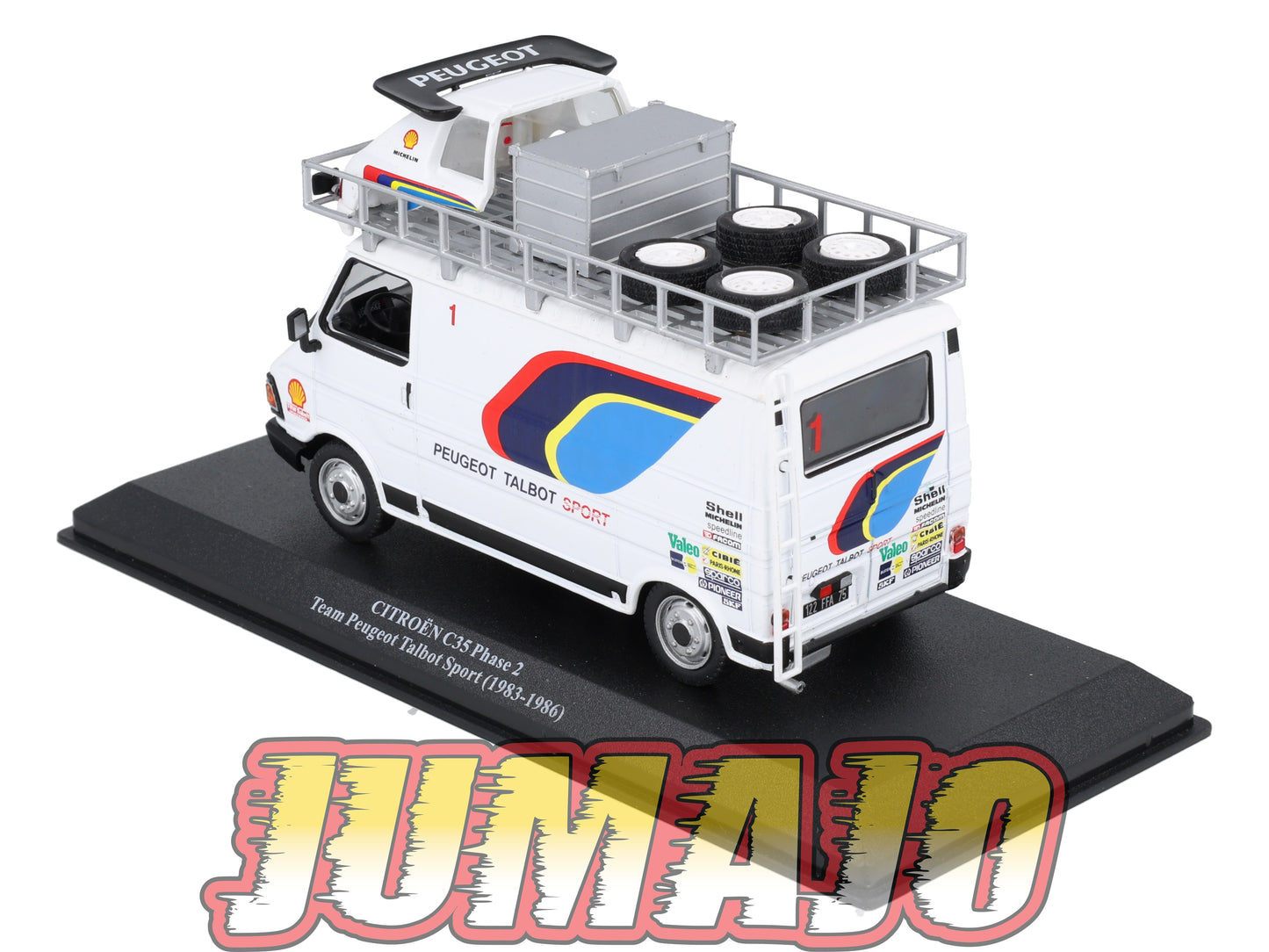 VAR1 Voiture 1/43 ALTAYA Rallye d'assistance CITROEN C35 Phase 2 Team Peugeot 1983