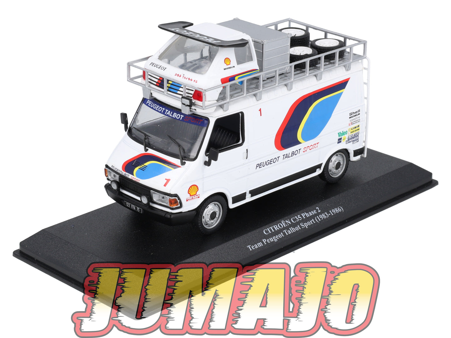 VAR1 Voiture 1/43 ALTAYA Rallye d'assistance CITROEN C35 Phase 2 Team Peugeot 1983