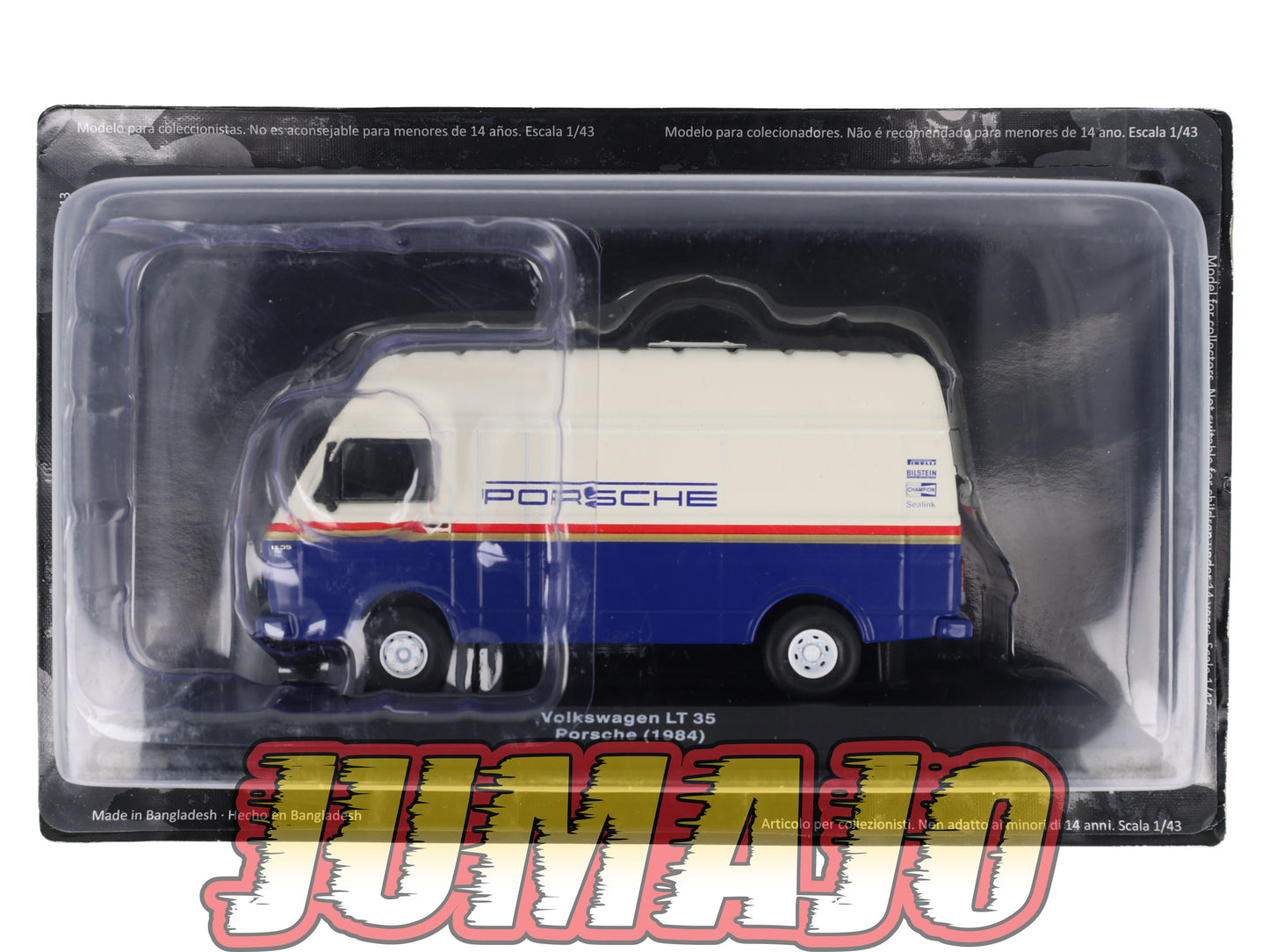 VAR28 Voiture 1/43 ALTAYA Rallye d'assistance VOLKSWAGEN LT 35 Porsche 1984