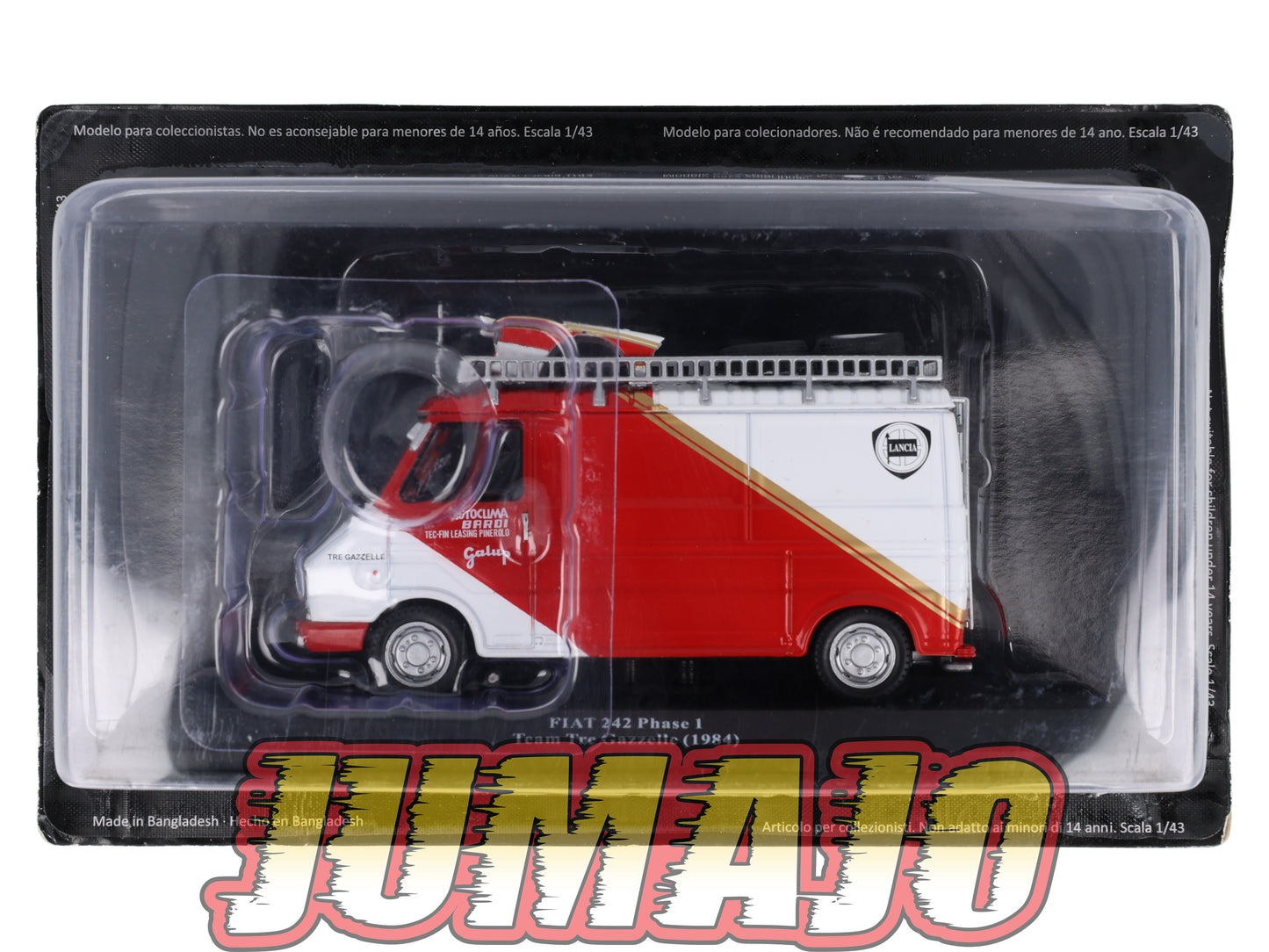 VAR29 Voiture 1/43 ALTAYA Rallye d'assistance FIAT 242 Phase 1 Team Tre Gazelle 1984