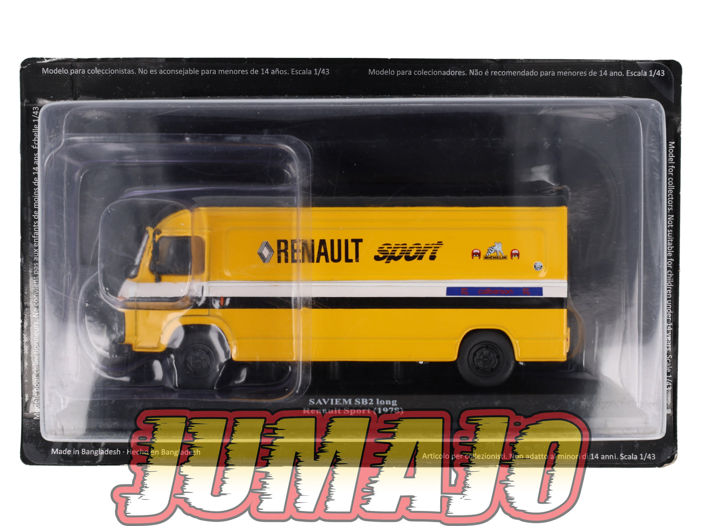 VAR2 Voiture 1/43 ALTAYA Rallye d'assistance SAVIEM SB2 Long Calberson Renault Sport 1978