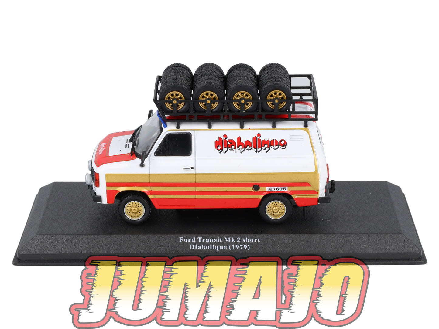 VAR43 Voiture 1/43 ALTAYA Rallye d'assistance FORD Transit Mk 2 Short diabolique 1979