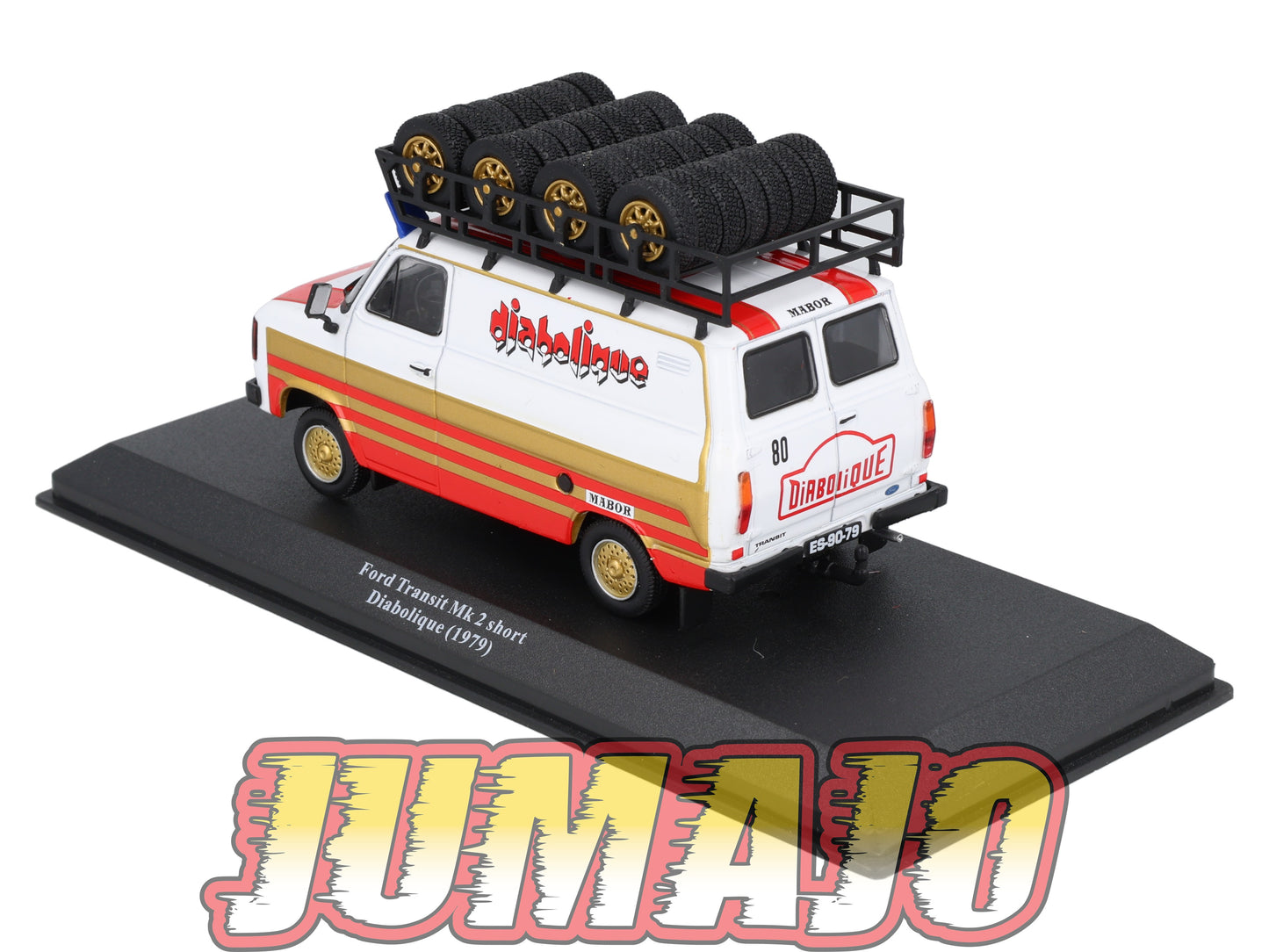 VAR43 Voiture 1/43 ALTAYA Rallye d'assistance FORD Transit Mk 2 Short diabolique 1979