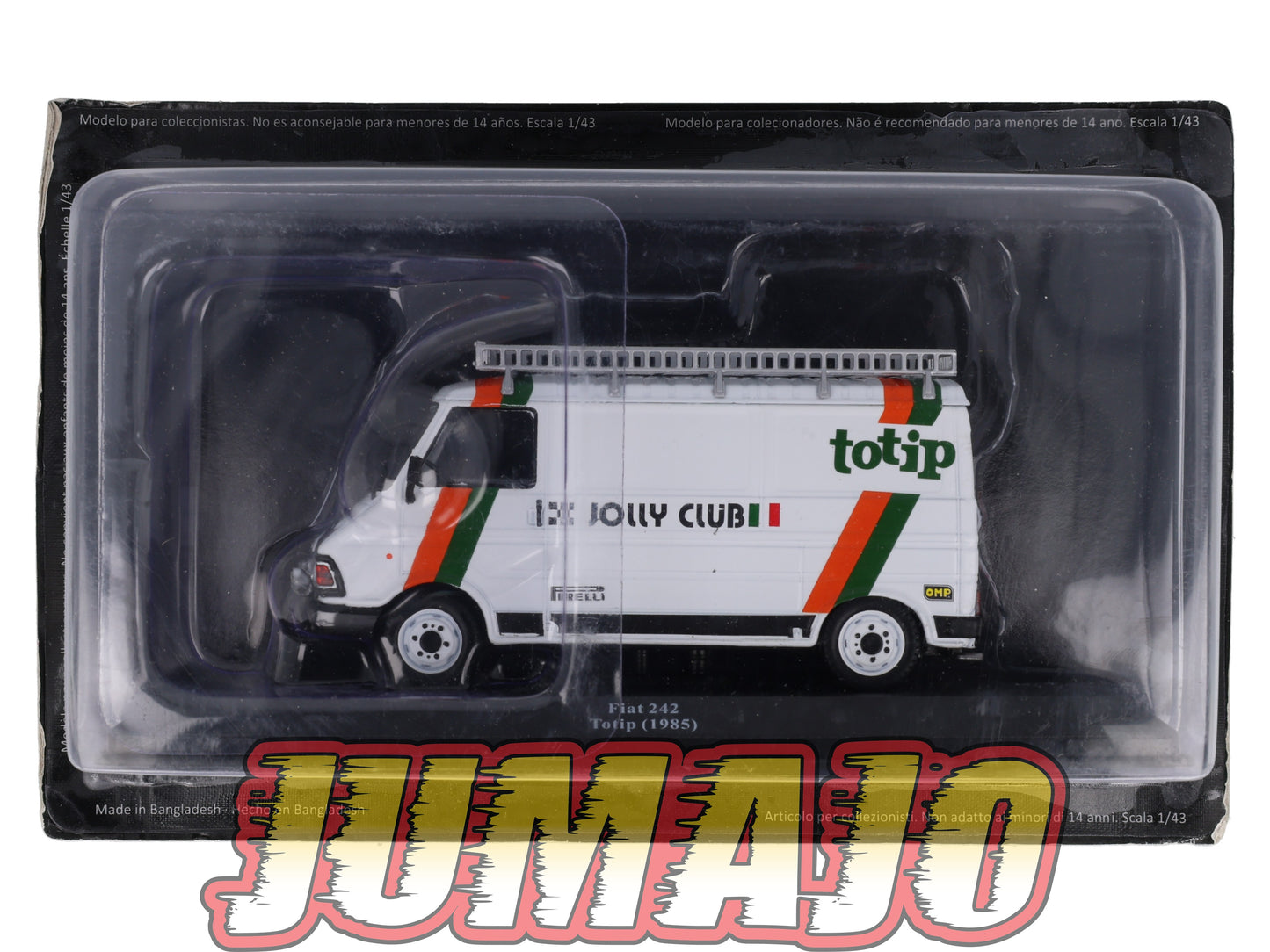 VAR45 Voiture 1/43 ALTAYA Rallye d'assistance FIAT 242 Totip 1985