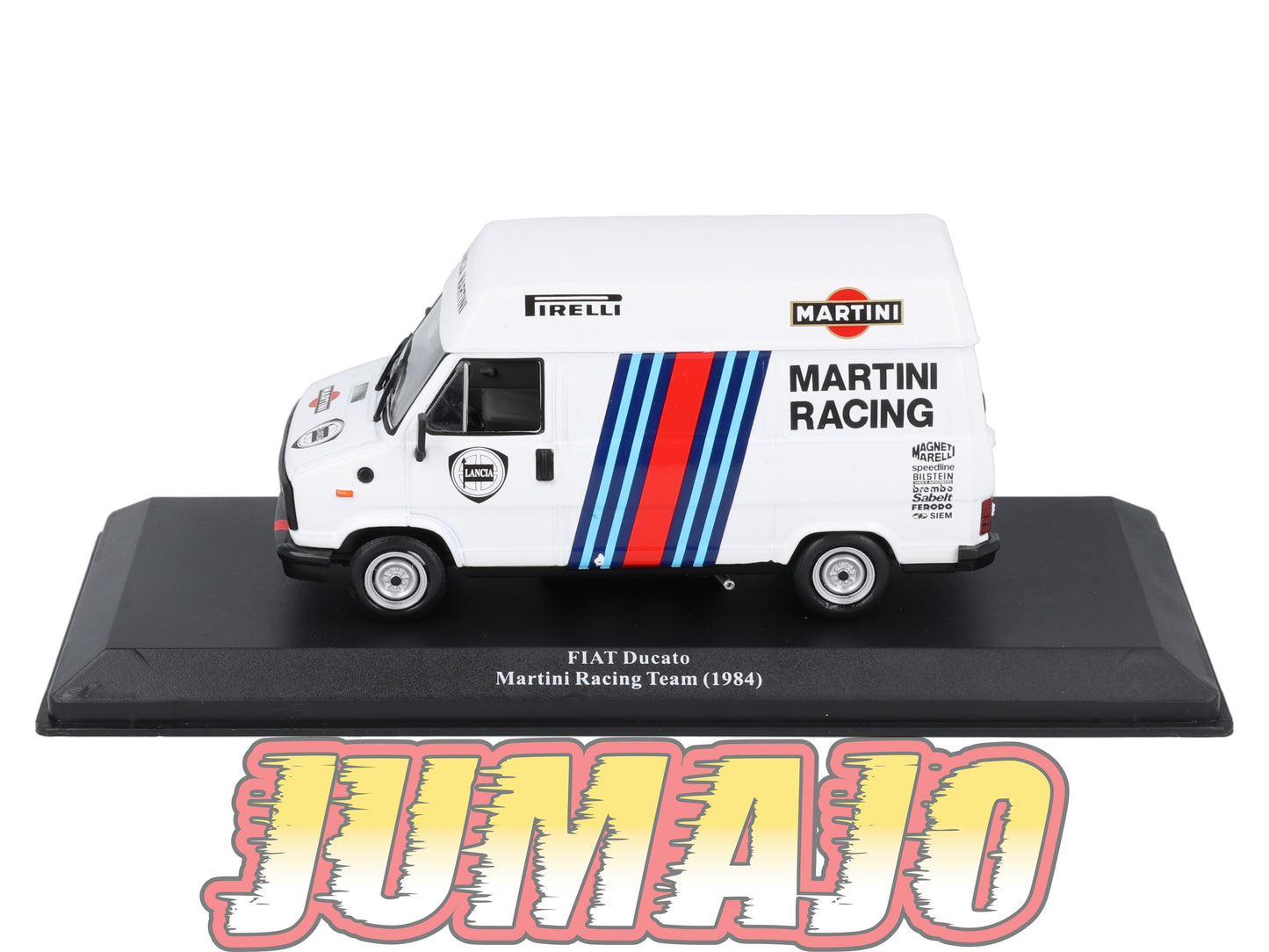 VAR4 Voiture 1/43 ALTAYA Rallye d'assistance FIAT Ducato Martini racing 1984