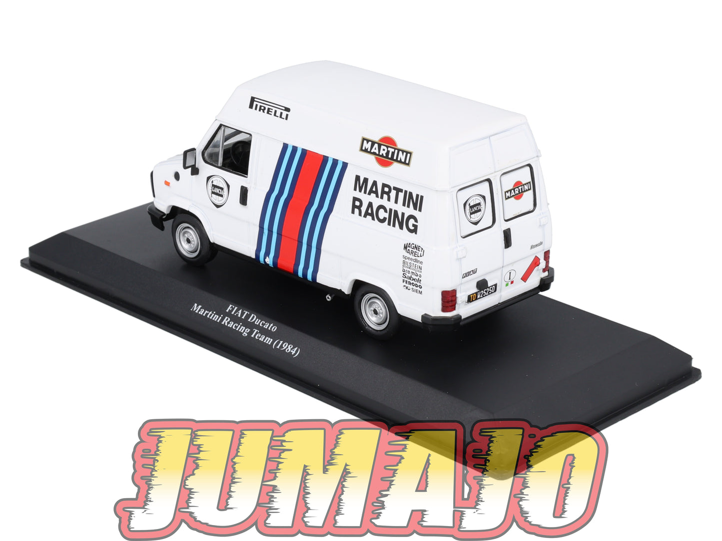 VAR4 Voiture 1/43 ALTAYA Rallye d'assistance FIAT Ducato Martini racing 1984