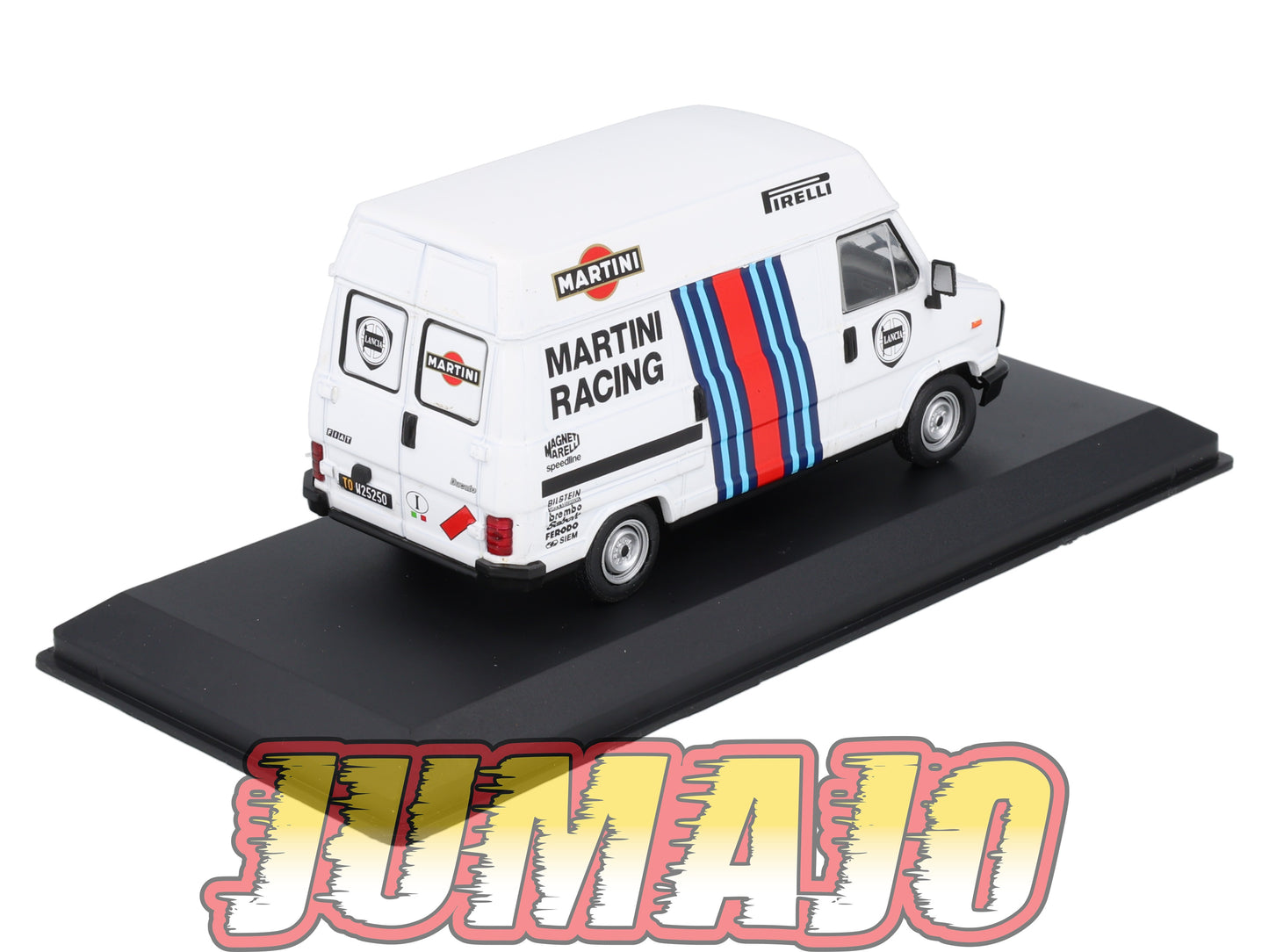 VAR4 Voiture 1/43 ALTAYA Rallye d'assistance FIAT Ducato Martini racing 1984