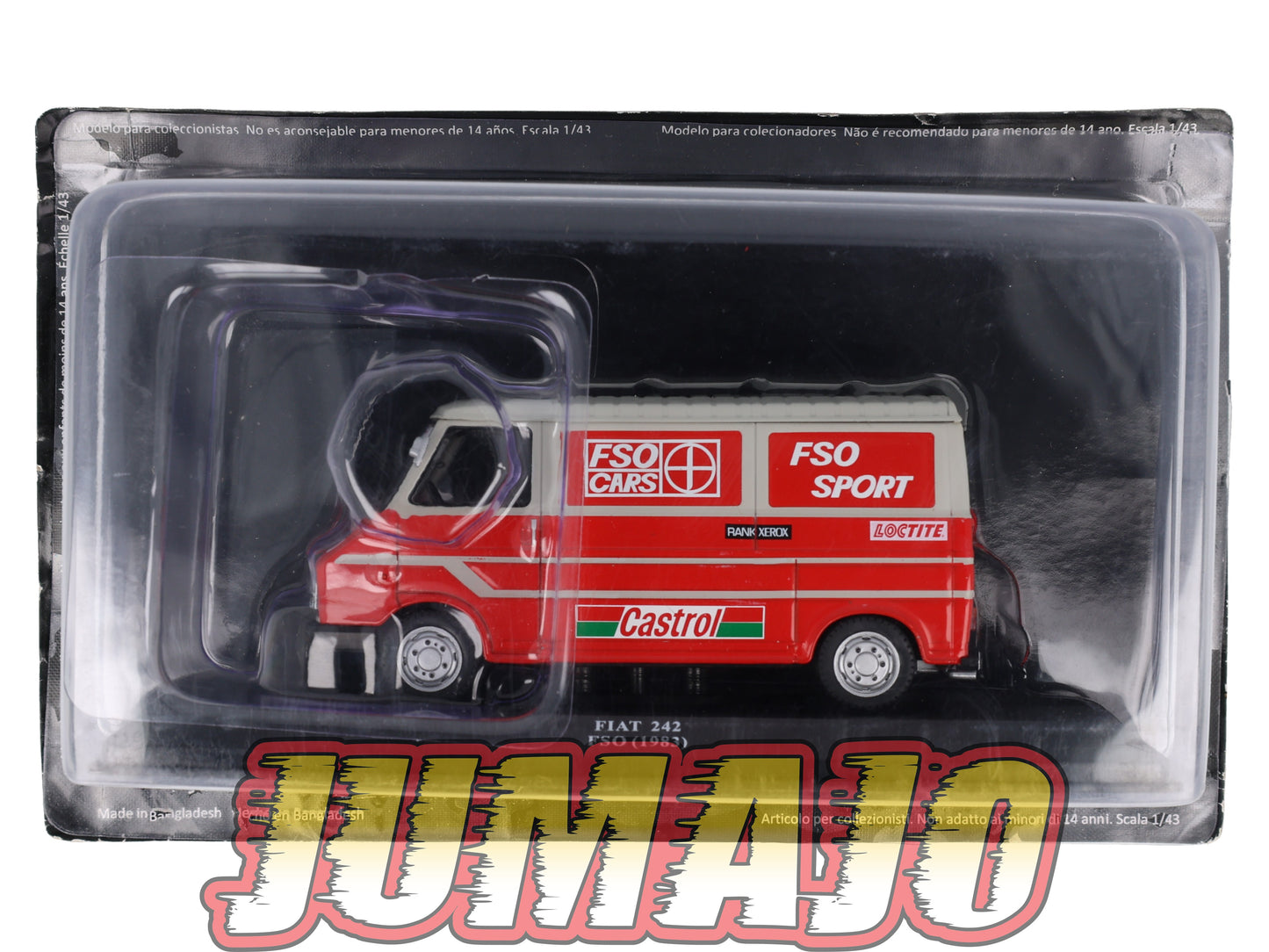 VAR51 Voiture 1/43 ALTAYA Rallye d'assistance FIAT 242 FSO Cars 1983