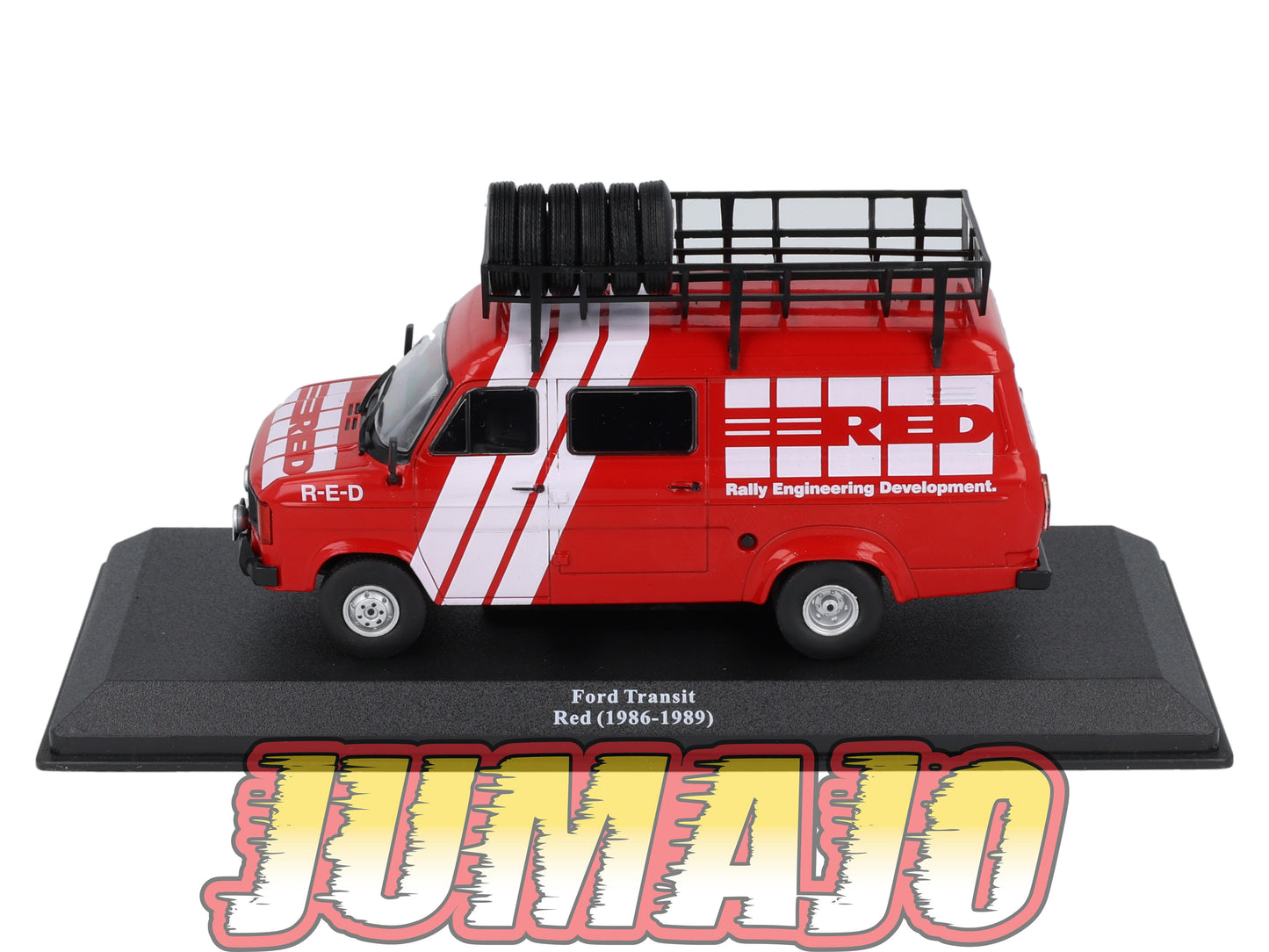VAR63 Voiture 1/43 ALTAYA Rallye d'assistance FORD Transit Red 1986 1989