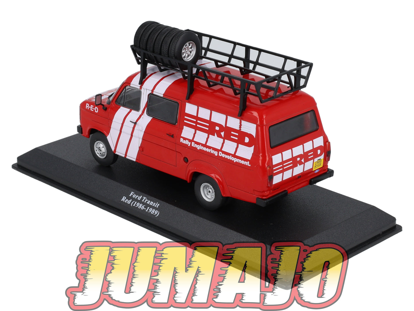 VAR63 Voiture 1/43 ALTAYA Rallye d'assistance FORD Transit Red 1986 1989