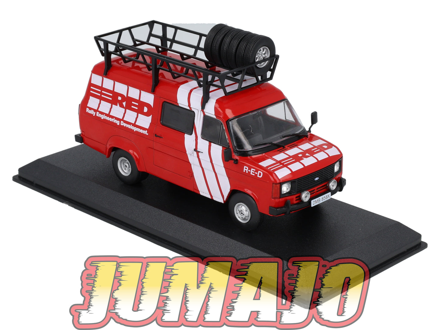 VAR63 Voiture 1/43 ALTAYA Rallye d'assistance FORD Transit Red 1986 1989