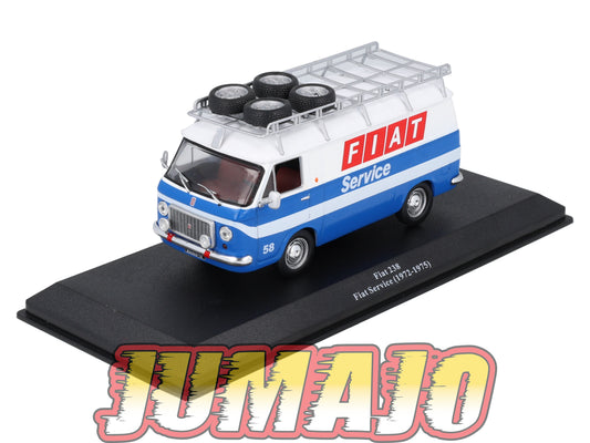 VAR66 Voiture 1/43 ALTAYA Rallye d'assistance FIAT 238 Service 1972